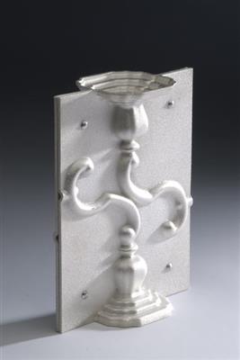 13303 Shade of a Candle, Gijs Bakker, Amsterdam 2007, galvanoplastiek, zilver, foto Rob Glastra, Schoonhovenr.jpg; 13303; Shade of a candle; kandelaar